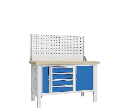 Верстак слесарный, двухтумбовый Constructor 1402.S7L6.4-1 Верстакофф ® 124474