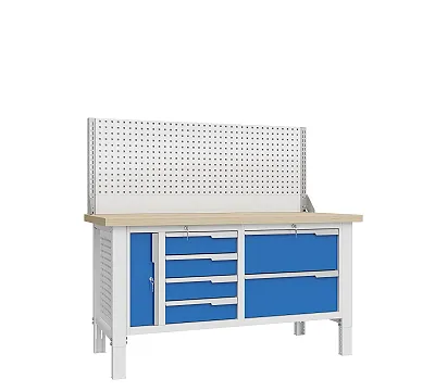 Верстак слесарный, двухтумбовый Constructor 1602.L26.5-1 Верстакофф ® 124478