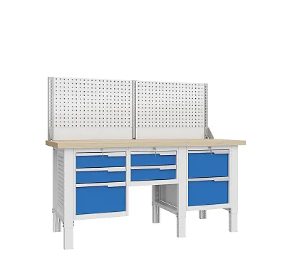 Верстак слесарный, трехтумбовый Constructor 1802.S123.13-1 Верстакофф ® 124148