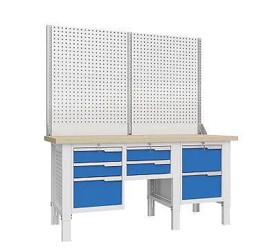 Верстак слесарный, трехтумбовый Constructor 1802.S123.13-2 Верстакофф ® 124482
