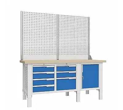 Верстак слесарный, трехтумбовый Constructor 1802.S347.13-2 Верстакофф ® 124486