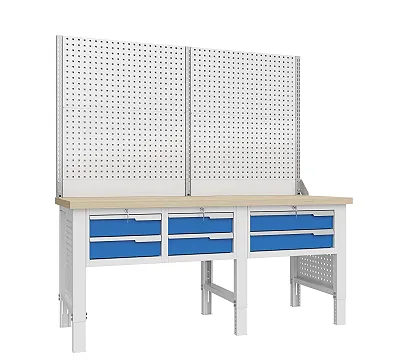 Верстак слесарный, трехтумбовый Constructor 2002.S11L1.23-2 Верстакофф ® 124488