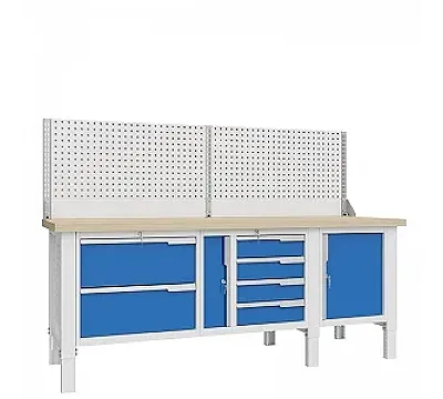 Верстак слесарный, трехтумбовый Constructor 2202.S7L26.24-1 Верстакофф ® 124497