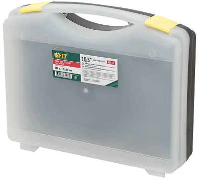Ящик для крепежа (органайзер) прозрачный 10,5" ( 270х210х80 мм ) FIT