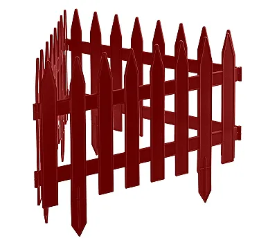 Забор декоративный "Рейка", 28 х 300 см, терракот, Palisad