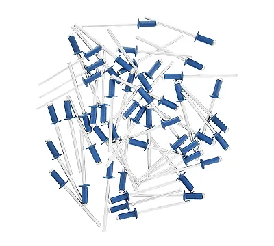 Заклепки 4.0 х 10 мм RAL 5005, синие, 50 шт Matrix