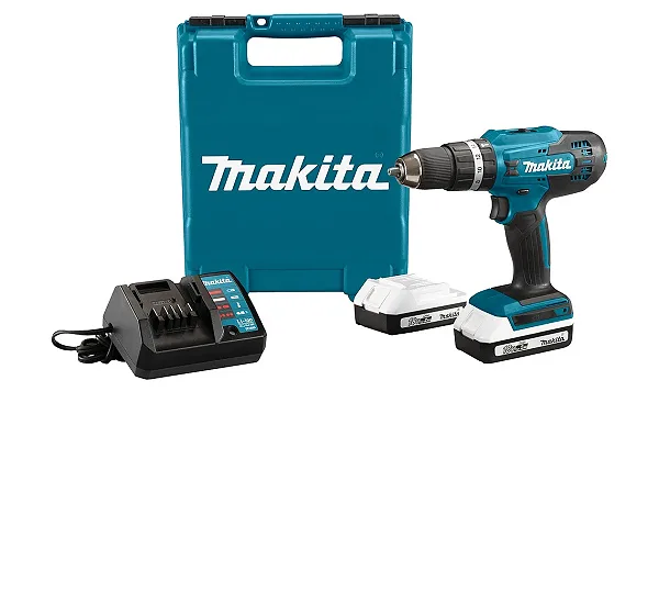 Аккумуляторная дрель-шуруповерт 18 В, ударная, кейс MAKITA HP488DWE