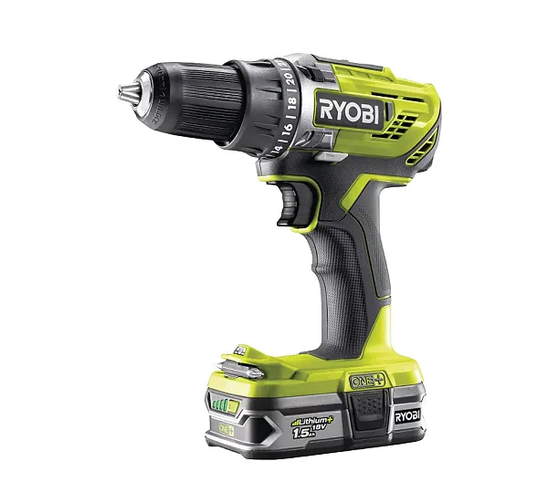 Аккумуляторная дрель-шуруповерт ONE+,18В RYOBI R18DD3-215S