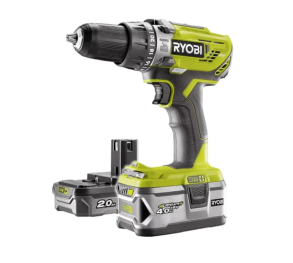 Аккумуляторная дрель-шуруповерт, ударная, ONE+,18В RYOBI R18PD3-242S