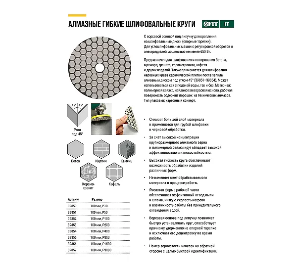 Алмазный гибкий FIT