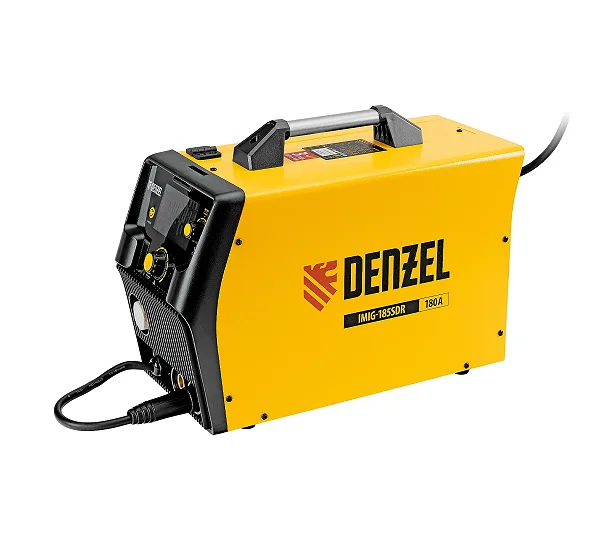 Аппарат инвертор. полуавтомат. cварки IMIG-185SDR, 180 А, ПВ 60%, катушка 5 кг Denzel