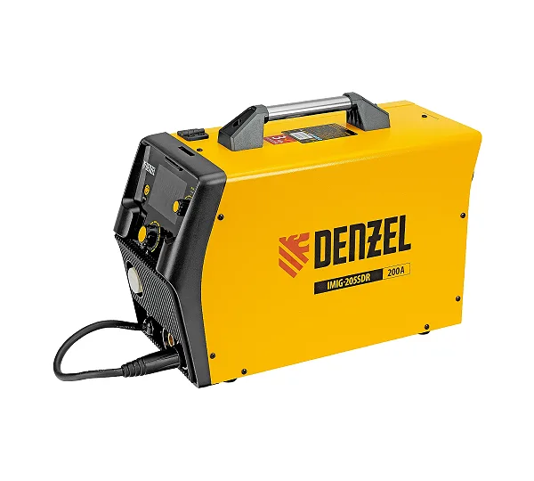 Аппарат инвертор. полуавтомат. cварки IMIG-205SDR, 200 А, ПВ 60%, катушка 5 кг Denzel