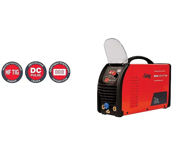 Аппарат сварочный INTIG 180 DC Pulse, 180 А, инверторный FUBAG 68 438.1