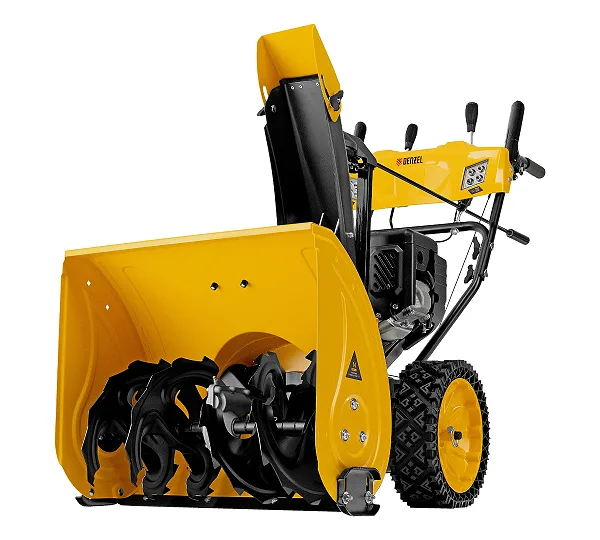Бензиновая снегоуборочная машина SBM 610S PRO, 212 cc, электростартер, фара, обогрев Denzel