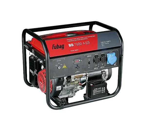 Бензогенератор BS 7500 A ES, 7,0 кВт, с электростартером FUBAG 641031
