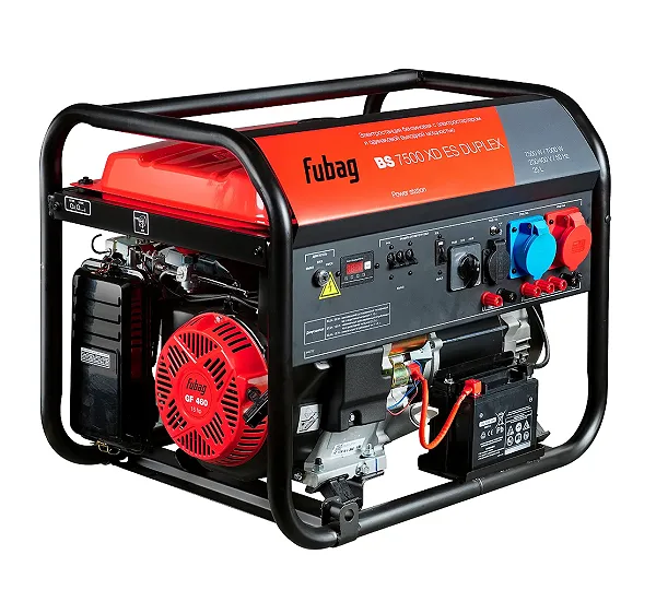 Бензогенератор BS 7500 XD ES Duplex, 7,0 кВт FUBAG 46712