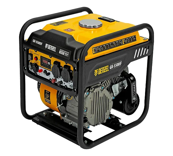 Бензогенератор GK-5500iF, 5,5 кВт, инверторный DENZEL 94709
