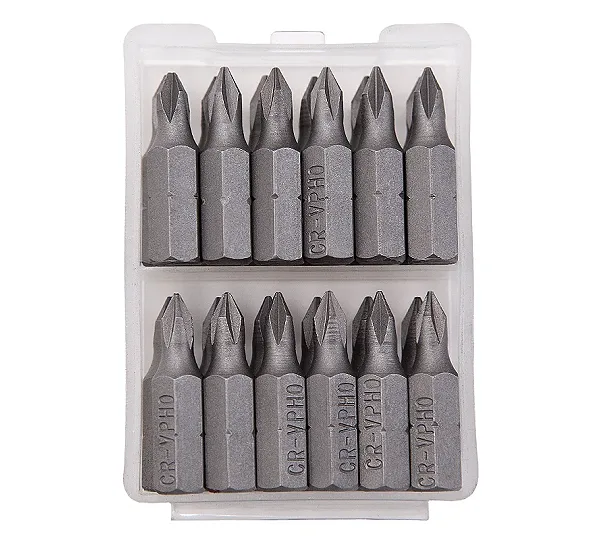 Бита для отвертки PH0х 25мм, 1/4 Hex, CrV, GRIFF (FJS-186), упаковка 24шт