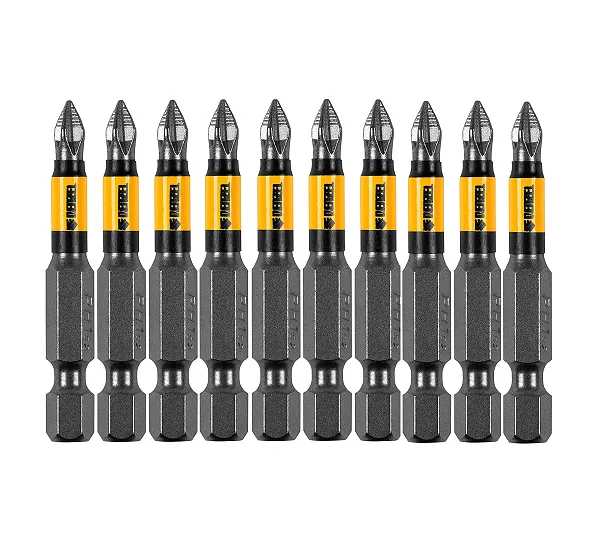 Бита PH1х50, сталь S2, цилиндр., 10 шт. Е 6,3 Denzel
