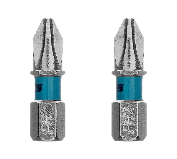 Бита PH2х25мм, сталь S2, шестигр., 2 шт. Gross