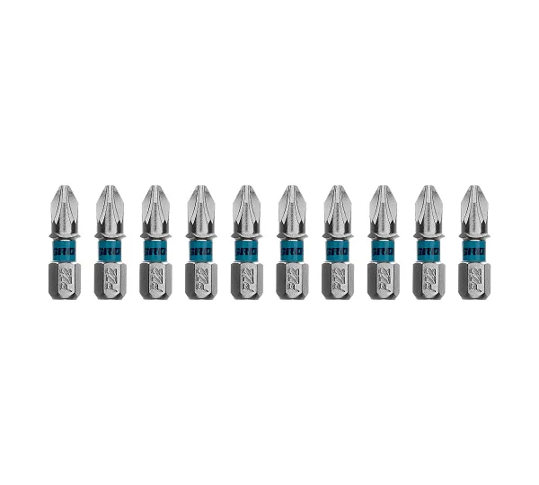 Бита PZ2х25мм, сталь S2, шестигр., 10 шт. Gross