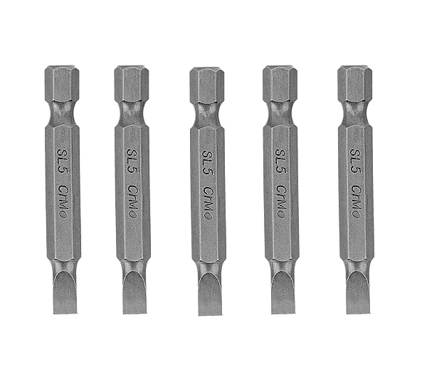 Бита SL5 x 50, сталь CrMo, 5 шт. Сибртех