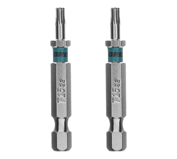 Бита Torx 15х50мм, сталь S2, шестигр., 2 шт. Gross