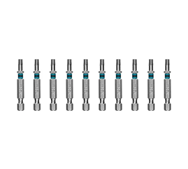 Бита Torx 25х50мм, сталь S2, шестигр., 10 шт. Gross