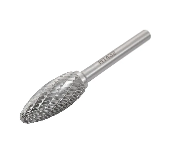 Борфреза H143208, хв-8мм, пламевидная, двойная насечка ВК8 SDW TOOLS