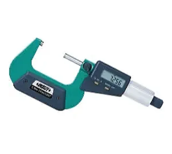 Микрометр МКЦ-25 диапазон 0-25 мм / 0-1" цена деления 0.001 мм / 0.00005" IP65 фрикционный барабан Вывод данных нет INSIZE 3108-25FA