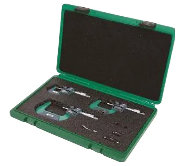 Набор микрометров цифровых МКЦ 0-100 мм / 0-4" 4 шт 3101-25A…100A INSIZE 3101-1004A