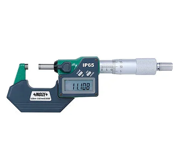 Микрометр МКЦ- 100 диап 75-100мм/3-4" дел 0.001мм/0.00005" IP65 Вывод данных нет INSIZE 3108-100A