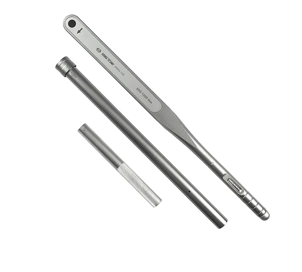 Динамометрический ключ 1", 600-1500 Нм, "ALUMINIUM", футляр KING TONY 3485G-1DB