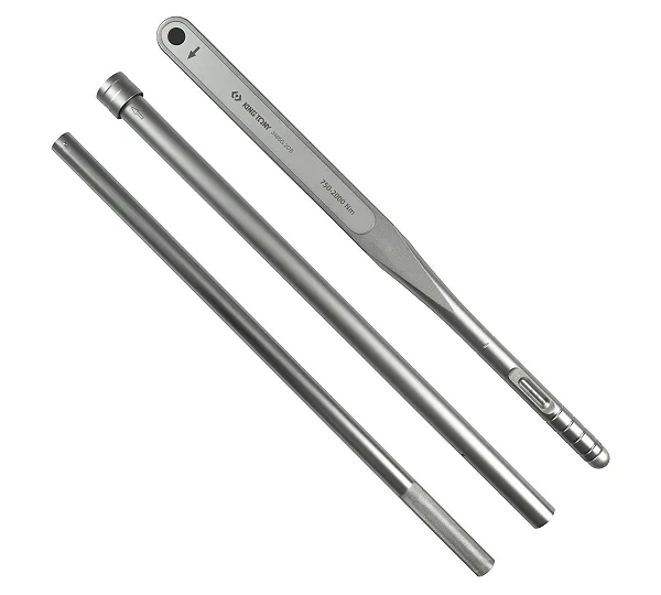 Динамометрический ключ 1", 750-2000 Нм, "ALUMINIUM", футляр KING TONY 3485G-2DB