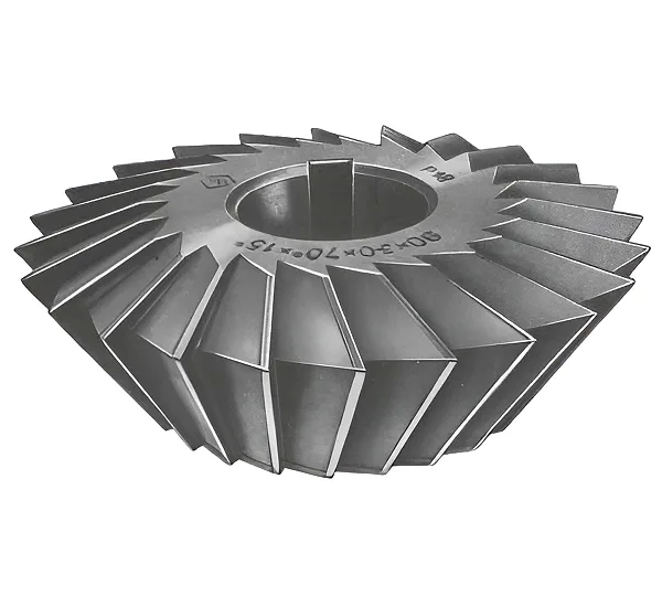 Фреза двухугловая несимметричная 60x16x22 мм, 80° (65°+15°) Р9 z=20