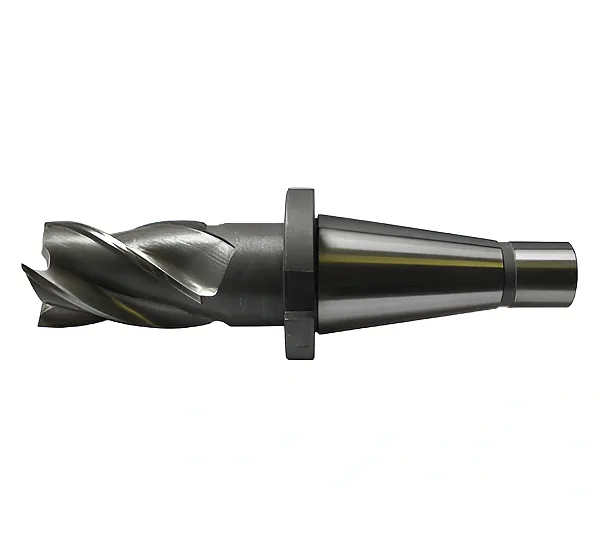 Фреза концевая d45,0x63x198 к/х Р18 z=6 хвостовик с конусом 7:24- 40