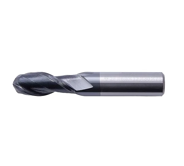 Фреза сферическая 12*12*30*75 2F HRC45 AlTiN ц/х, К40 цельная PANDA CNC