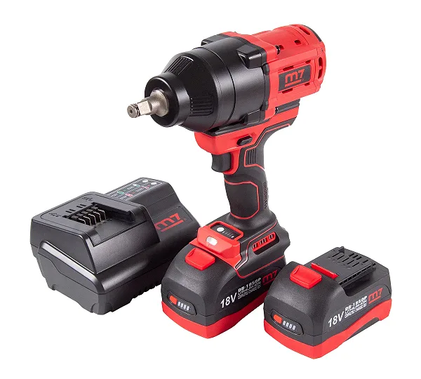 Гайковерт аккумуляторный ударный 1/2", 1700 Нм, 18 В, кейс MIGHTY SEVEN DW-402A