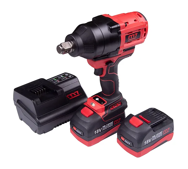 Гайковерт аккумуляторный ударный 3/4", 1900 Нм, 18 В, 4 предмета, кейс MIGHTY SEVEN DW-601A