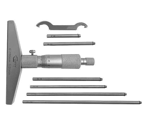 Глубиномер микрометрический ГМ 150 ГОСТ 7470-92 (пр-во Guilin Measuring) GRIFF