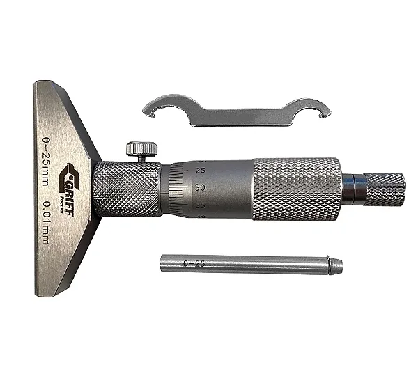 Глубиномер микрометрический ГМ 25 ГОСТ 7470-92 (пр-во Guilin Measuring) GRIFF