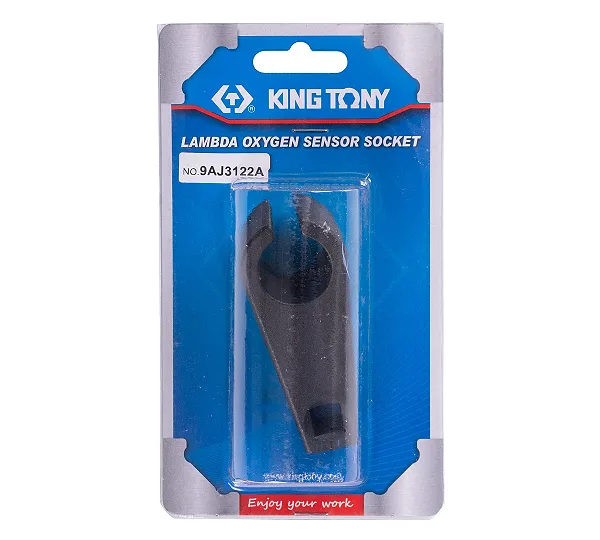 Головка для кислородных датчиков 3/8", 22 мм, разрезная KING TONY 9AJ3122A