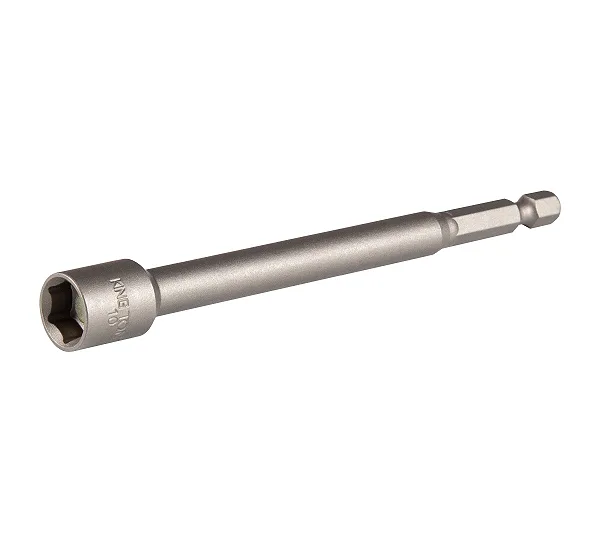 Головка для шуруповерта шестигранная 1/4", 10 мм, L = 150 мм, магнитная KING TONY 7611510M