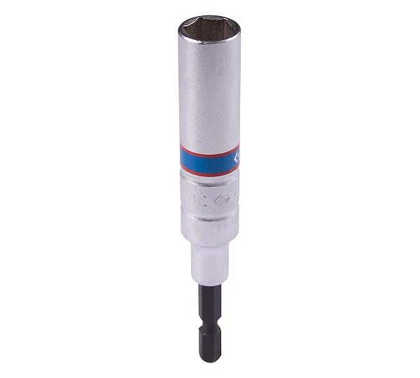 Головка для шуруповерта шестигранная 1/4", 12 мм, L = 110 мм KING TONY 76C1112M