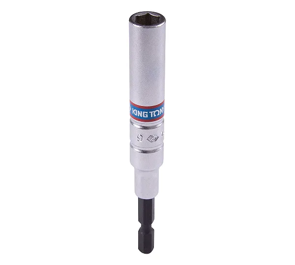 Головка для шуруповерта шестигранная 1/4", 9 мм, L = 110 мм KING TONY 76C1109M