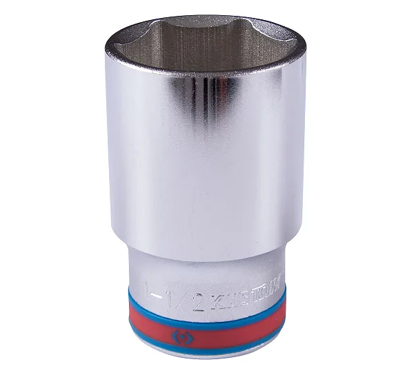 Головка торцевая глубокая шестигранная 1/2", 1-1/2", дюймовая KING TONY 423548S