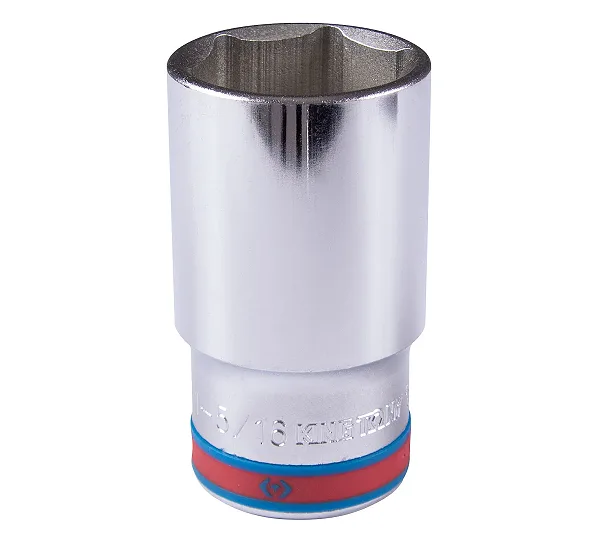Головка торцевая глубокая шестигранная 1/2", 1-5/16", дюймовая KING TONY 423542S
