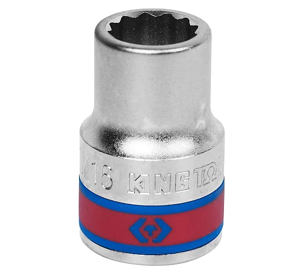 Головка торцевая стандартная двенадцатигранная 11/16'' посадка 3/4'' KING TONY