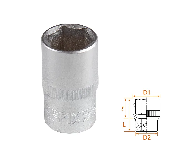 Головка торцевая стандартная шестигранная 1/2", 16 мм AFFIX AF00040016