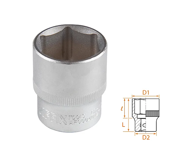 Головка торцевая стандартная шестигранная 1/2", 27 мм AFFIX AF00040027